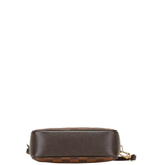ルイ ヴィトン ダミエ トゥルース メイクアップ アクセサリーポーチ N51982 ブラウン PVC レザー レディース LOUIS VUITTON 【中古】