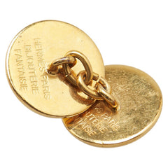 エルメス セリエ カフス ゴールド メッキ メンズ HERMES 【中古】