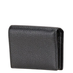 グッチ GGマーモント 二つ折り財布 456126 ブラック レザー レディース GUCCI 【中古】