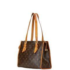ルイ ヴィトン モノグラム ポパンクール オ ショルダーバッグ トートバッグ M40007 ブラウン PVC レザー レディース LOUIS VUITTON 【中古】