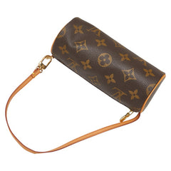 ルイ ヴィトン モノグラム パピヨン付属ポーチ ミニハンドバッグ ブラウン PVC レザー レディース LOUIS VUITTON 【中古】
