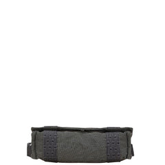 エルメス エールライン バサスPM 斜め掛け ショルダーバッグ グレー キャンバス レディース HERMES 【中古】