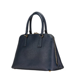 プラダ ハンドバッグ ショルダーバッグ 2WAY ネイビー サフィアーノレザー レディース PRADA 【中古】
