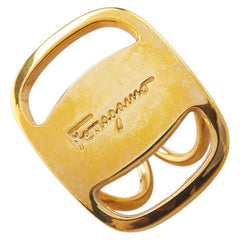 サルヴァトーレフェラガモ ヴァラ スカーフリング ゴールド メッキ レディース Salvatore Ferragamo 【中古】