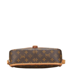 ルイ ヴィトン モノグラム ソローニュ ショルダーバッグ M42250 ブラウン PVC レザー レディース LOUIS VUITTON 【中古】
