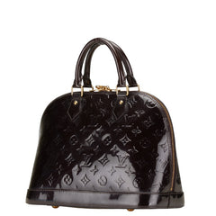 ルイ ヴィトン モノグラム ヴェルニ アルマPM ハンドバッグ M91611 アマラント パープル パテントレザー レディース LOUIS VUITTON 【中古】