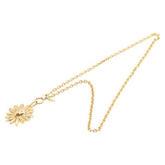 シャネル ライオン ロングネックレス ゴールド メッキ レディース CHANEL 【中古】