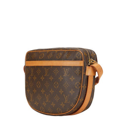 ルイ ヴィトン モノグラム ジュヌフィーユGM 斜め掛け ショルダーバッグ M51225 ブラウン PVC レザー レディース LOUIS VUITTON 【中古】