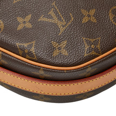 ルイ ヴィトン モノグラム ジュヌフィーユGM 斜め掛け ショルダーバッグ M51225 ブラウン PVC レザー レディース LOUIS VUITTON 【中古】