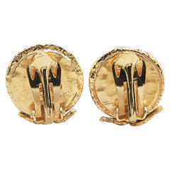 シャネル リボン モチーフ イヤリング ゴールド メッキ フェイクパール レディース CHANEL 【中古】