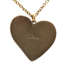 ディオール ハート ロングネックレス ゴールド マルチカラー メッキ レディース Dior 【中古】