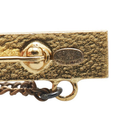 シャネル ココマーク ブローチ ゴールド メッキ フェイクパール レディース CHANEL 【中古】