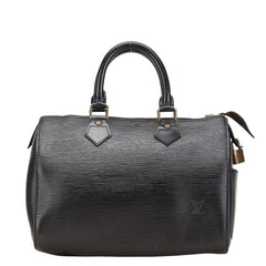 ルイ ヴィトン エピ スピーディ25 ハンドバッグ ミニボストンバッグ M59032 ノワール ブラック レザー レディース LOUIS VUITTON 【中古】