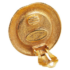 シャネル ラウンド イヤリング ゴールド メッキ フェイクパール レディース CHANEL 【中古】