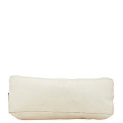 グッチ バンブー デイリー トートバッグ ショルダーバッグ 2WAY 370830 ホワイト レザー レディース GUCCI 【中古】