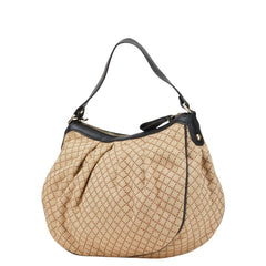 グッチ ディアマンテ ワンショルダーバッグ 232955 ベージュ ブラック キャンバス レザー レディース GUCCI 【中古】