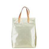 ルイ ヴィトン モノグラム ヴェルニ リードMM トートバッグ ハンドバッグ M91142 グリ シルバー パテントレザー レディース LOUIS VUITTON 【中古】