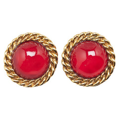 シャネル ヴィンテージ グリポア イヤリング ゴールド メッキ レディース CHANEL 【中古】