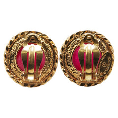 シャネル ヴィンテージ グリポア イヤリング ゴールド メッキ レディース CHANEL 【中古】