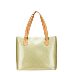 ルイ ヴィトン モノグラム ヴェルニ ヒューストン トートバッグ M91053 グリ パテントレザー レディース LOUIS VUITTON 【中古】