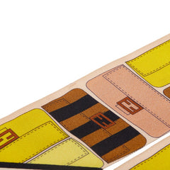フェンディ ラッピー バンドゥ バゲット モチーフ スカーフ マルチカラー シルク レディース FENDI 【中古】
