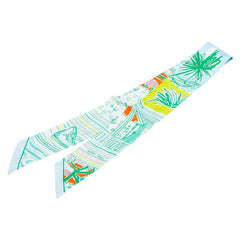 エルメス ツイリー RAYURES D'ETE レイユール デテ スカーフ マルチカラー シルク レディース HERMES 【中古】