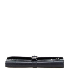 バーバリー ノバチェック 長財布 ブラック レザー レディース BURBERRY 【中古】