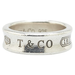 ティファニー 1837 ナロー リング 指輪 SV925 シルバー レディース TIFFANY&Co. 【中古】