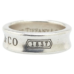 ティファニー 1837 ナロー リング 指輪 SV925 シルバー レディース TIFFANY&Co. 【中古】