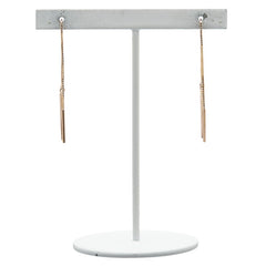 K18PG ピンクゴールド クォーツ ピアス レディース 【中古】