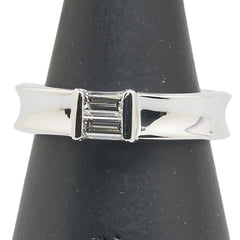 ティファニー スタッキングリング K18WG ホワイトゴールド レディース TIFFANY&Co. 【中古】