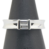 ティファニー スタッキングリング K18WG ホワイトゴールド レディース TIFFANY&Co. 【中古】