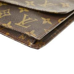 ルイ ヴィトン モノグラム ポシェットラバ 20 セカンドバッグ ポーチ M51935 ブラウン PVC レザー レディース LOUIS VUITTON 【中古】