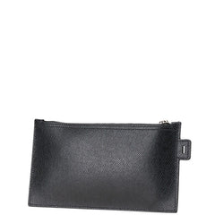 サンローラン ポーチ 小物入れ ブラック レザー レディース SAINT LAURENT 【中古】
