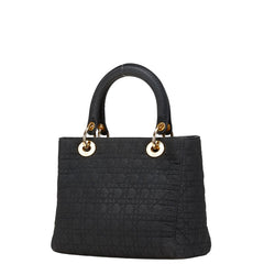 ディオール カナージュ レディディオール ハンドバッグ ブラック ナイロン レディース Dior 【中古】