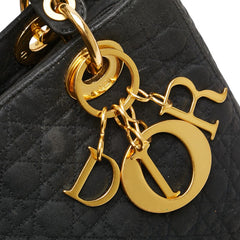 ディオール カナージュ レディディオール ハンドバッグ ブラック ナイロン レディース Dior 【中古】
