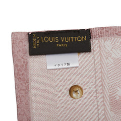 ルイ ヴィトン モノグラム バンドー ニューデニム スカーフ M72339 ローズクレール ピンク シルク シルク レディース LOUIS VUITTON 【中古】