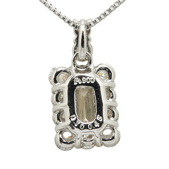 Pt900 プラチナ Pt850 プラチナ ダイヤ0.10ct ダイヤ0.45ct ペンダントネックレス レディース 【中古】