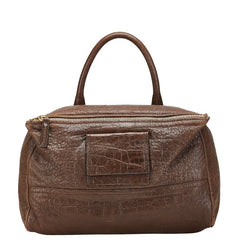 ジバンシー パンドラ ワンショルダーバッグ ブラウン レザー レディース Givenchy 【中古】
