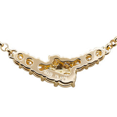 K18YG イエローゴールド ダイヤ0.50ct ネックレス レディース 【中古】