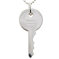 ヴァンドーム K18WG ホワイトゴールド ダイヤ0.10ct キー 鍵 モチーフ ネックレス レディース VANDOME 【中古】
