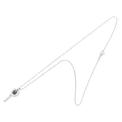 ヴァンドーム K18WG ホワイトゴールド ダイヤ0.10ct キー 鍵 モチーフ ネックレス レディース VANDOME 【中古】