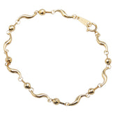 K18YG イエローゴールド ブレスレット レディース 【中古】