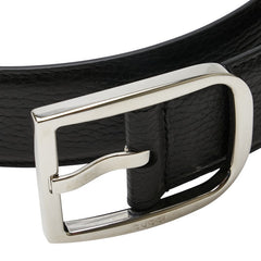 グッチ ベルト サイズ:85/34 449716 ブラック レザー メンズ GUCCI 【中古】