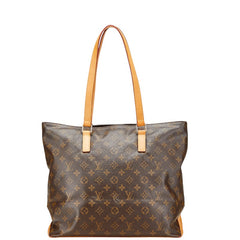 ルイ ヴィトン モノグラム カバメゾ ショルダーバッグ トートバッグ M51151 ブラウン PVC レザー レディース LOUIS VUITTON 【中古】