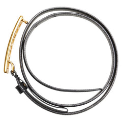 グッチ ロゴ バックル ベルト サイズ:70/28 037 194 0939 0 ブラック レザー レディース GUCCI 【中古】