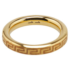 ヴェルサーチェ エングレイブド グリークキー リング 指輪 DG56785 DJMT ゴールド メッキ レディース VERSACE 【中古】