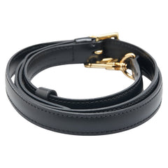 ルイ ヴィトン ショルダーストラップ ブラック レザー レディース LOUIS VUITTON 【中古】