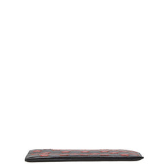 サンローラン スター 星 クラッチバッグ 397295 ブラック レッド レザー レディース SAINT LAURENT 【中古】