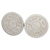 エルメス セリエ イヤリング シルバー メタル レディース HERMES 【中古】